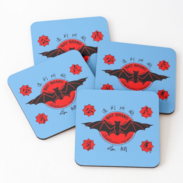 Item preview, Safety Matches Matchbox Art Flying Bat Chinese Thai and English designed and sold by Pixelchicken.
