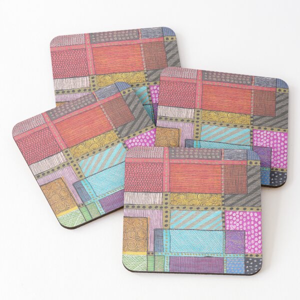Item preview, Colorful Abstract Geometric Mosaic designed and sold by ColorWander.