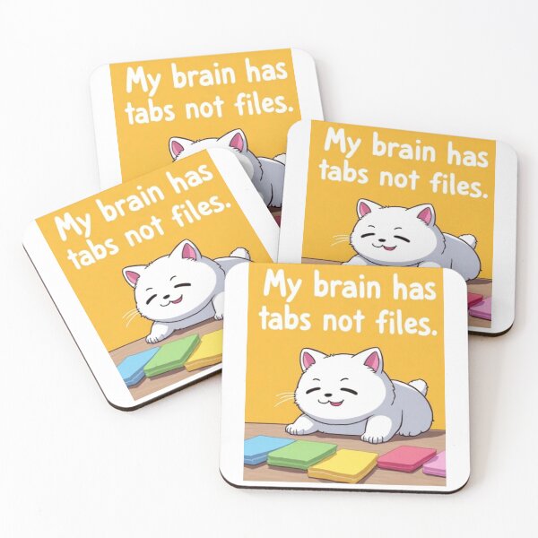 Item preview, ADHD: My Brain has Tabs, not Files designed and sold by Smileyt-shirt.