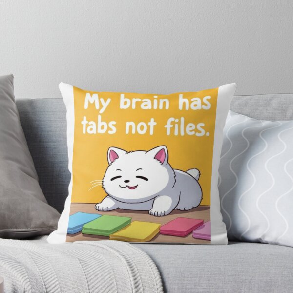 Item preview, ADHD: My Brain has Tabs, not Files designed and sold by Smileyt-shirt.