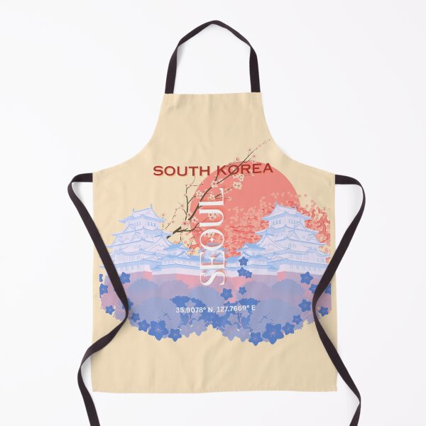 Item preview, Seoul South Korea Travel Art, Pastel designed and sold by Magic Love Art Print.