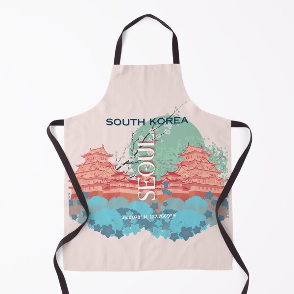 Item preview, Seoul South Korea Travel Art designed and sold by Magic Love Art Print.