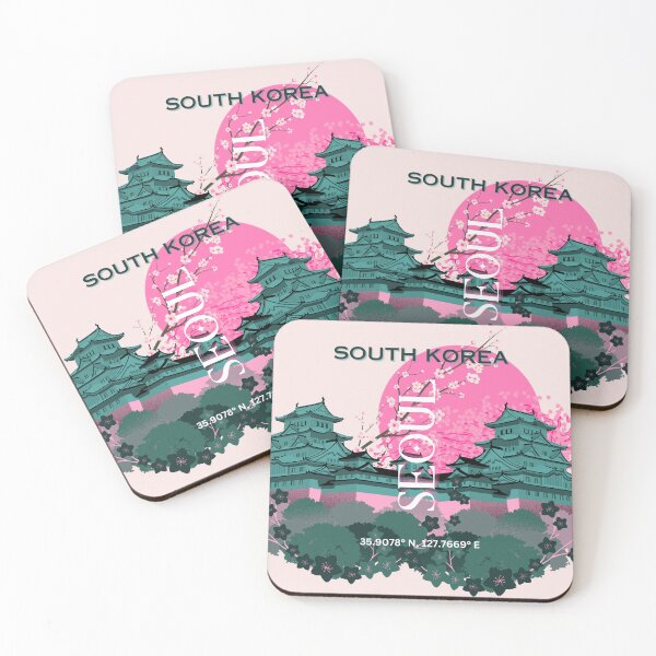 Item preview, Seoul South Korea Travel Art designed and sold by Magic Love Art Print.