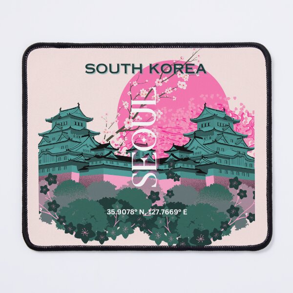 Item preview, Seoul South Korea Travel Art designed and sold by Magic Love Art Print.