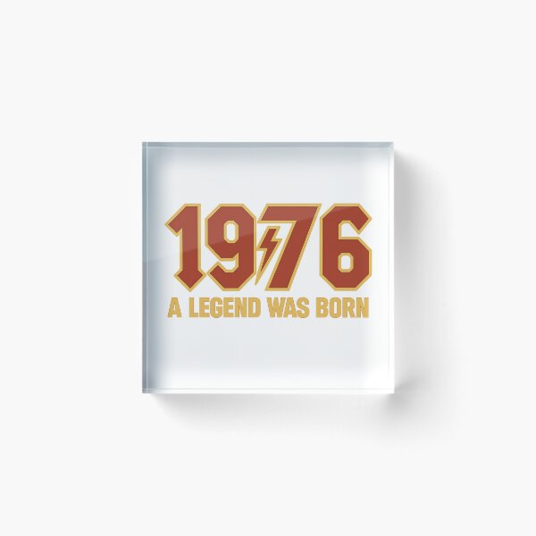 Item preview, 1976 – A Legend Was Born | Rock-Inspired 49th Birthday Design designed and sold by pantapita.