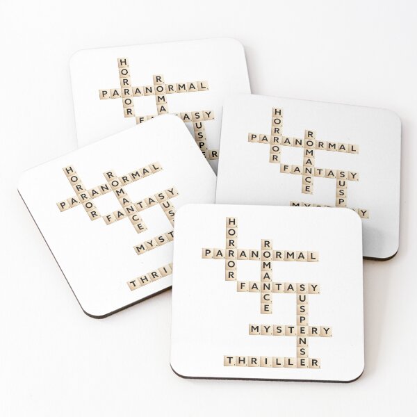 Item preview, Book Genre Scrabble Crossword | TopsNTangles designed and sold by chelseahill712.