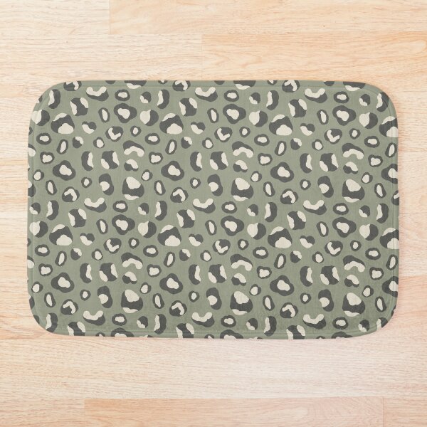 Item preview, Lindo estampado animal print de leopardo beige y gris sobre gris ceniza designed and sold by Blooming June Design.