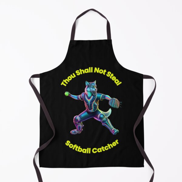 Item preview, Thou Shall Not Steal Softball Catcher designed and sold by TrendsLook.