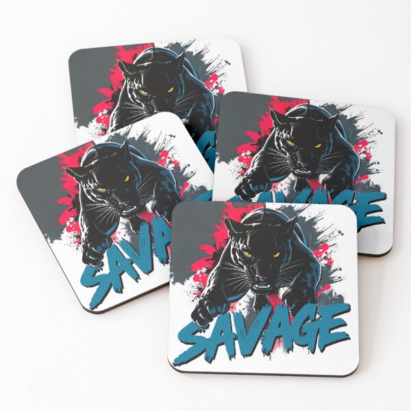 Item preview, Savage Panther Attack - Big Wild Black Cat designed and sold by QuirkySpark.
