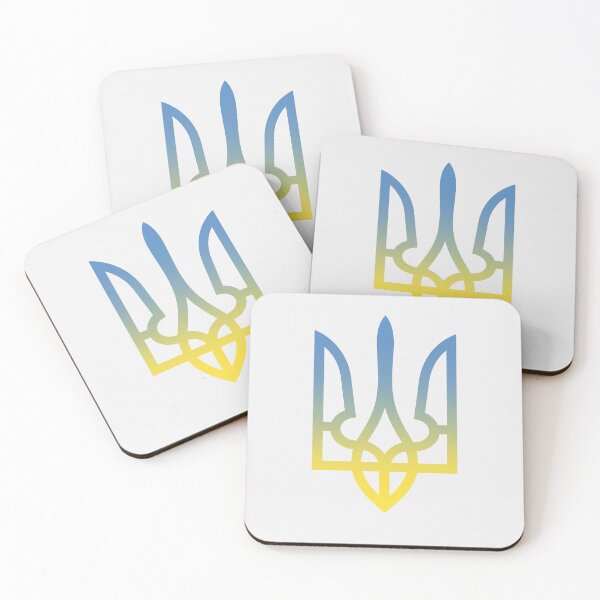 Item preview, Minimalist Tryzub – Ukrainian Emblem in Gradient designed and sold by Bratak.