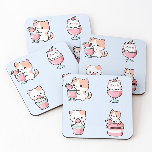 Item preview, Parfait Cats designed and sold by CaramelCryptid.