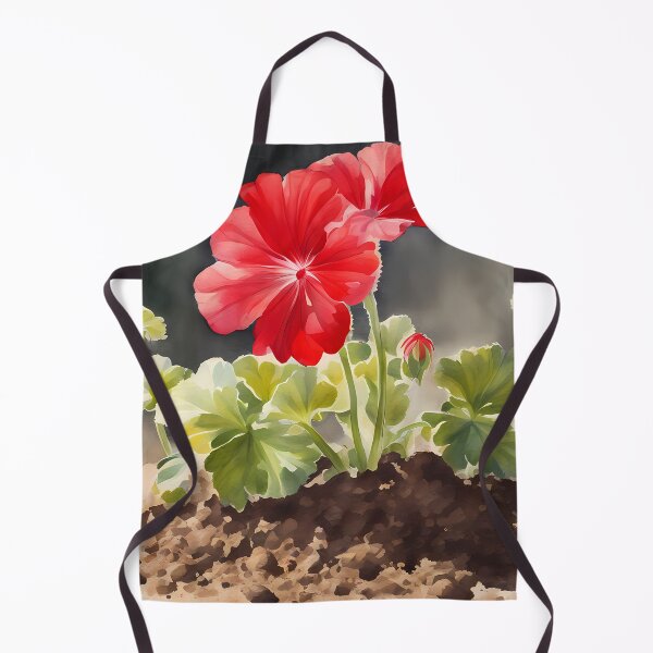 Item preview, Red Geranium in Soil designed and sold by CalmnessbyChoice.