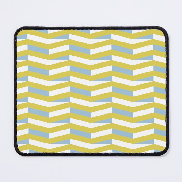 Item preview, Blue and yellow background herringbone pattern designed and sold by by-jwp.