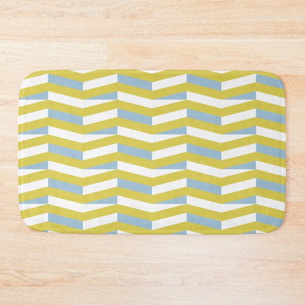 Item preview, Blue and yellow background herringbone pattern designed and sold by by-jwp.