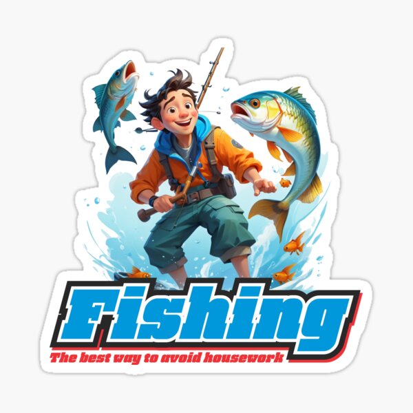 Item preview, Fishing funny gift designed and sold by SOSKICdesign.