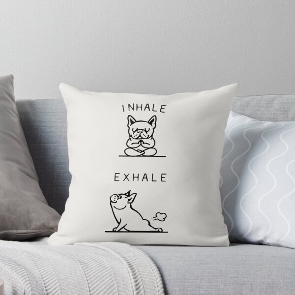 Aperçu de l'œuvre Inspirez Exhale Frenchie créée et vendue par Huebucket.