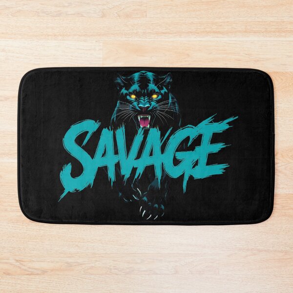 Item preview, Blue Neon Savage Panther - Wild Predator designed and sold by QuirkySpark.