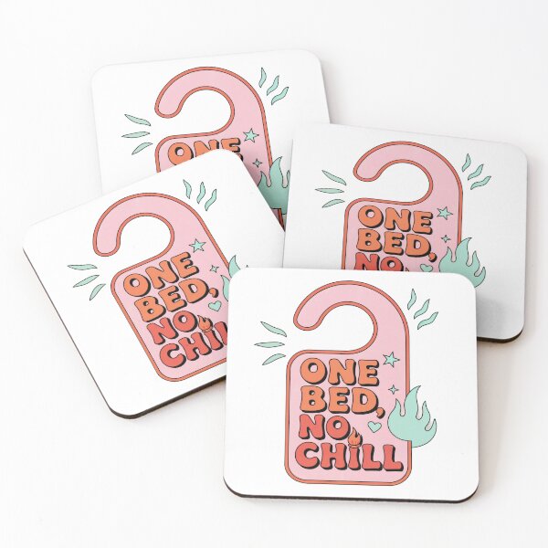 Item preview, One Bed, No Chill – Spicy Door Hanger Bookish designed and sold by PatriciART Studio.