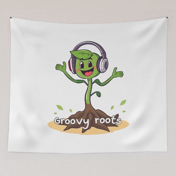 Item preview, Groovy Roots - Vibrate to the Rhythm of Nature designed and sold by latelierdechris.