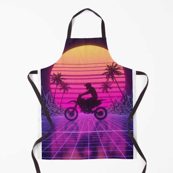 Item preview, Vaporwave Rider: Sunset Moto designed and sold by KoolArtDistrict.