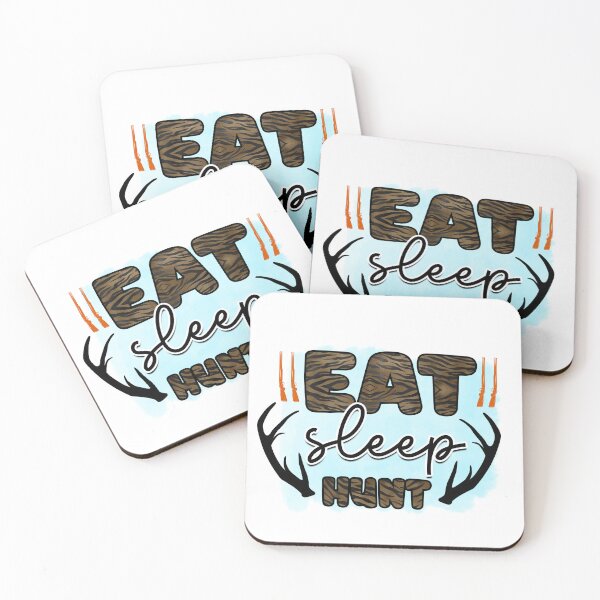 Item preview, eat sleep hunt designed and sold by Eiwaprints.