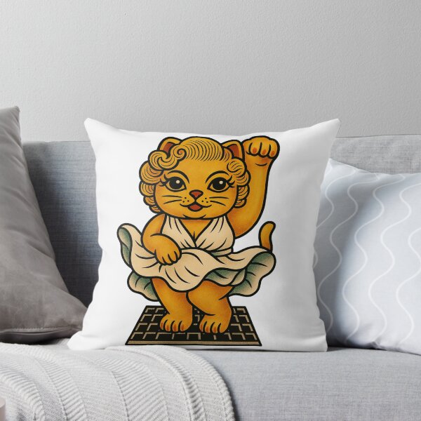Item preview, Movie Star Cat – Classic Glamour Maneki Neko – Maneki Neko Original #7 designed and sold by TravisCats.