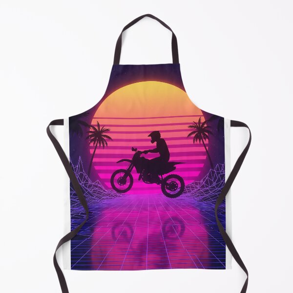 Item preview, Vaporwave Rider: Sunset Moto designed and sold by KoolArtDistrict.