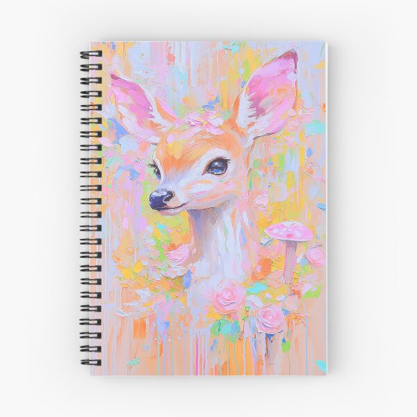 Item preview, Impresión infantil Woodland Fawn con diseño de arte abstracto estilo cottagecore en tonos pastel designed and sold by PrincessArtwork.