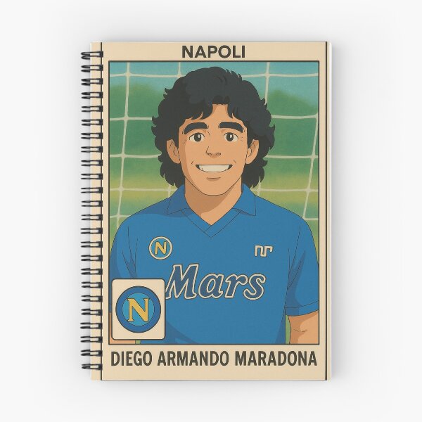 Item preview, Maradona Illustration Soccer Sticker designed and sold by iCloudArtShop.