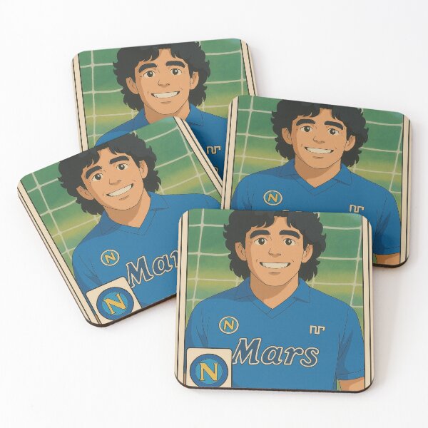 Item preview, Maradona Illustration Soccer Sticker designed and sold by iCloudArtShop.