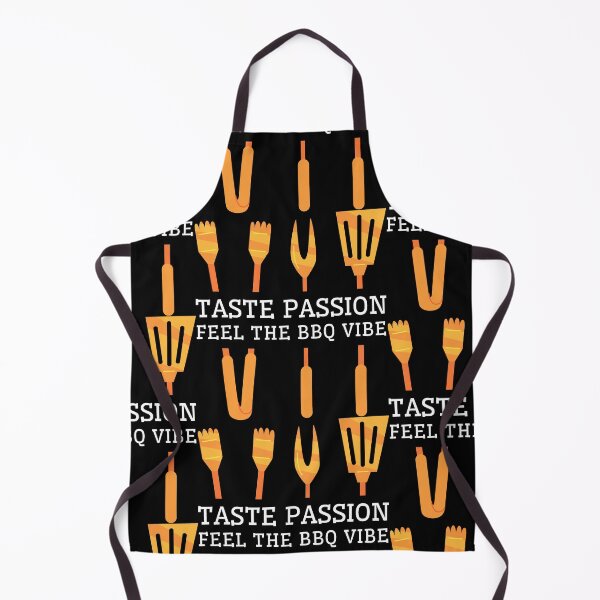 Item preview, Taste Passion Feel The BBQ Vibe Golden Grill Tools designed and sold by SplashTastic.