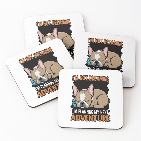 Item preview, A French Bulldog Sleeping, or Planning the Next Adventure designed and sold by Zini-ArtStudio.