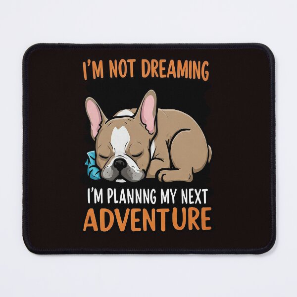 Item preview, A French Bulldog Sleeping, or Planning the Next Adventure designed and sold by Zini-ArtStudio.