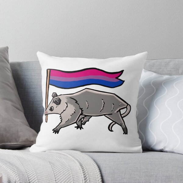 Item preview, bisexual pride possum designed and sold by heyimleo.