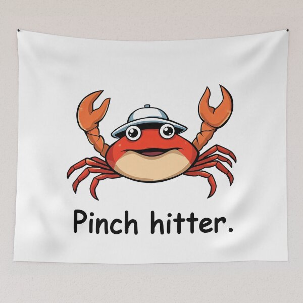 Item preview, Pinch Hitter - The Shock Replacement Crab designed and sold by latelierdechris.