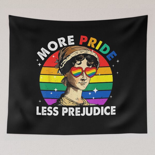 Item preview, More Pride Less Prejudice Rainbow LGBT Pride Gay Lesbian designed and sold by lidanmasi.