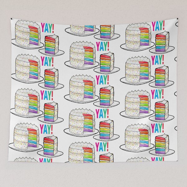Item preview, Celebration Rainbow Cake designed and sold by IrishVikingDesigns.