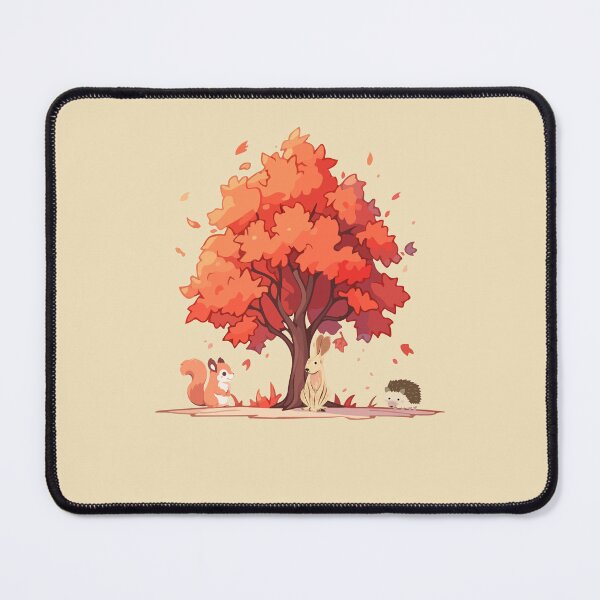 Item preview, Autumn Scene with Tree and Animals designed and sold by A-Szczesniak.