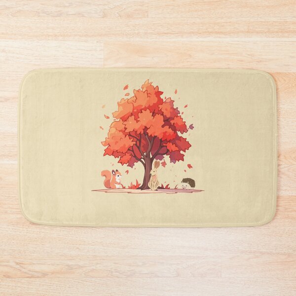 Item preview, Autumn Scene with Tree and Animals designed and sold by A-Szczesniak.