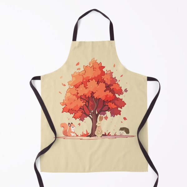 Item preview, Autumn Scene with Tree and Animals designed and sold by A-Szczesniak.