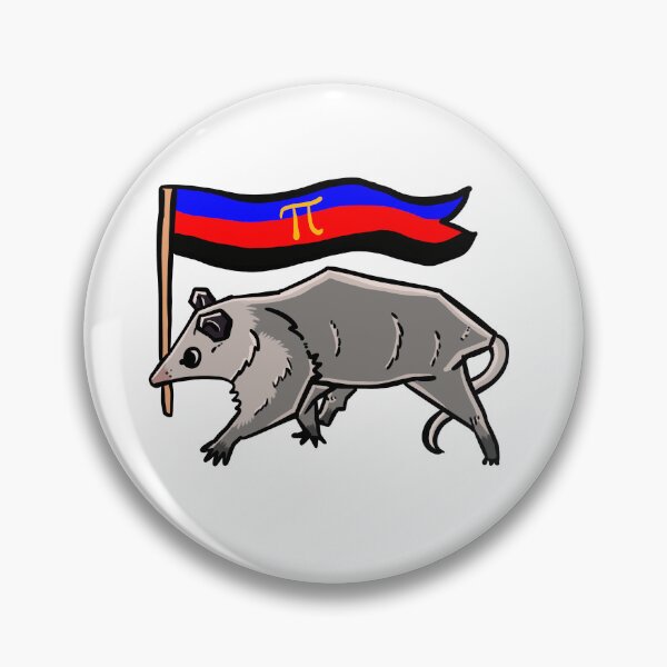 Item preview, polyamorous pride possum designed and sold by heyimleo.