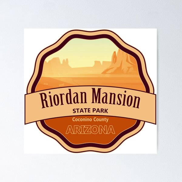 Item preview, Riordan Mansion State Park Coconino County designed and sold by Wanderful-roads.