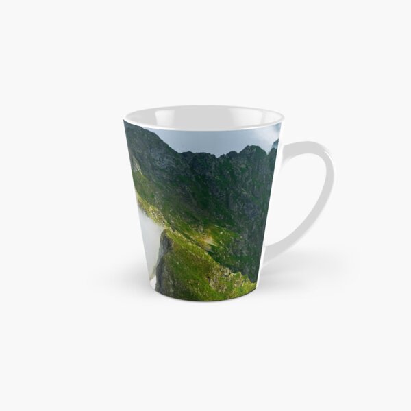 clouds rising in Fagaras mountains Tall Mug