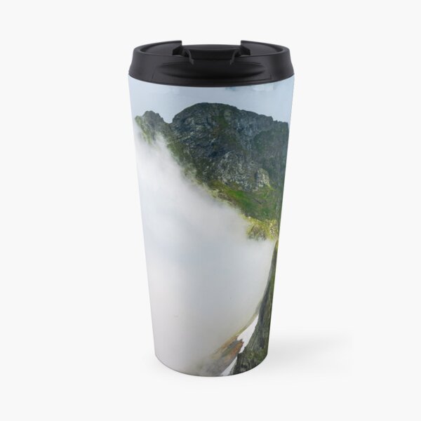 clouds rising in Fagaras mountains Travel Mug