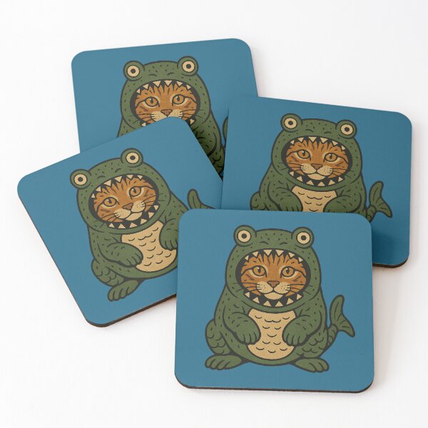 Item preview, Monster Frog Cat – Cat in Frog Costume designed and sold by TravisCats.