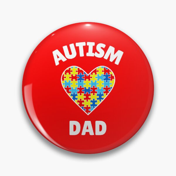 Item preview, Autism Dad Puzzle Heart designed and sold by Sartoris Art.