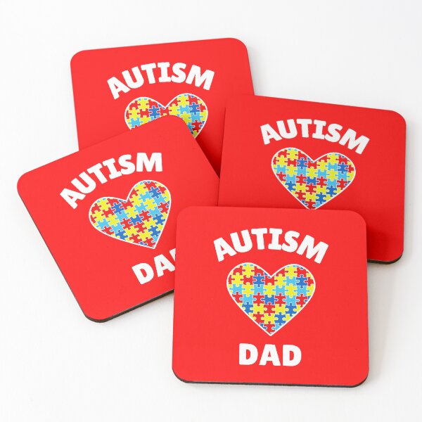 Item preview, Autism Dad Puzzle Heart designed and sold by Sartoris Art.