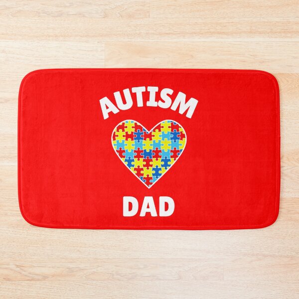 Item preview, Autism Dad Puzzle Heart designed and sold by Sartoris Art.