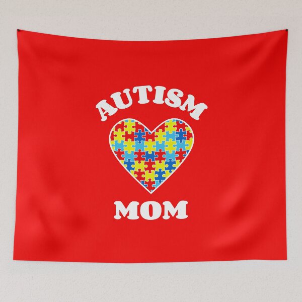 Item preview, Autism Mom Puzzle Heart designed and sold by Sartoris Art.