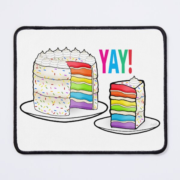 Item preview, Celebration Rainbow Cake designed and sold by IrishVikingDesigns.